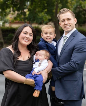 Chiropractor Concord CA Josh Barton With Family